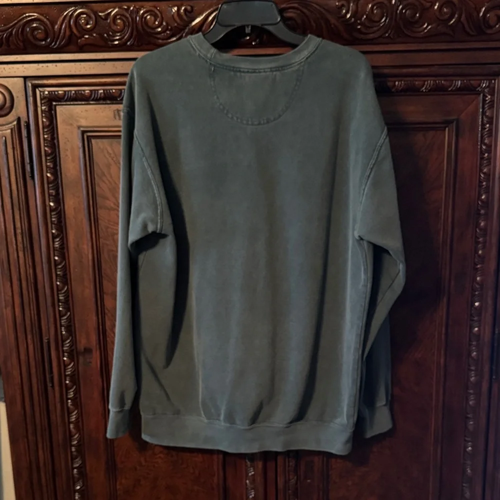 Dusty Green 'PLANTS' Sweatshirt - Picture 5 of 5